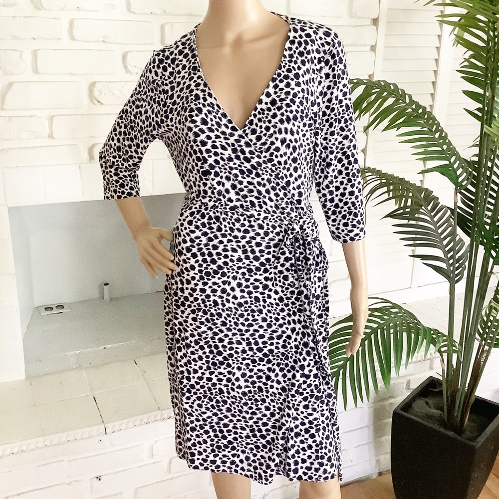 C. Wonder Black and White Midi Dress